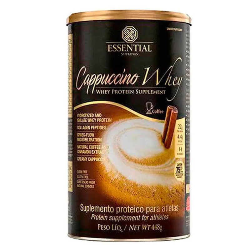 Whey Protein Cappuccino Essential Nutrition 448g - Meu Brasil On Line