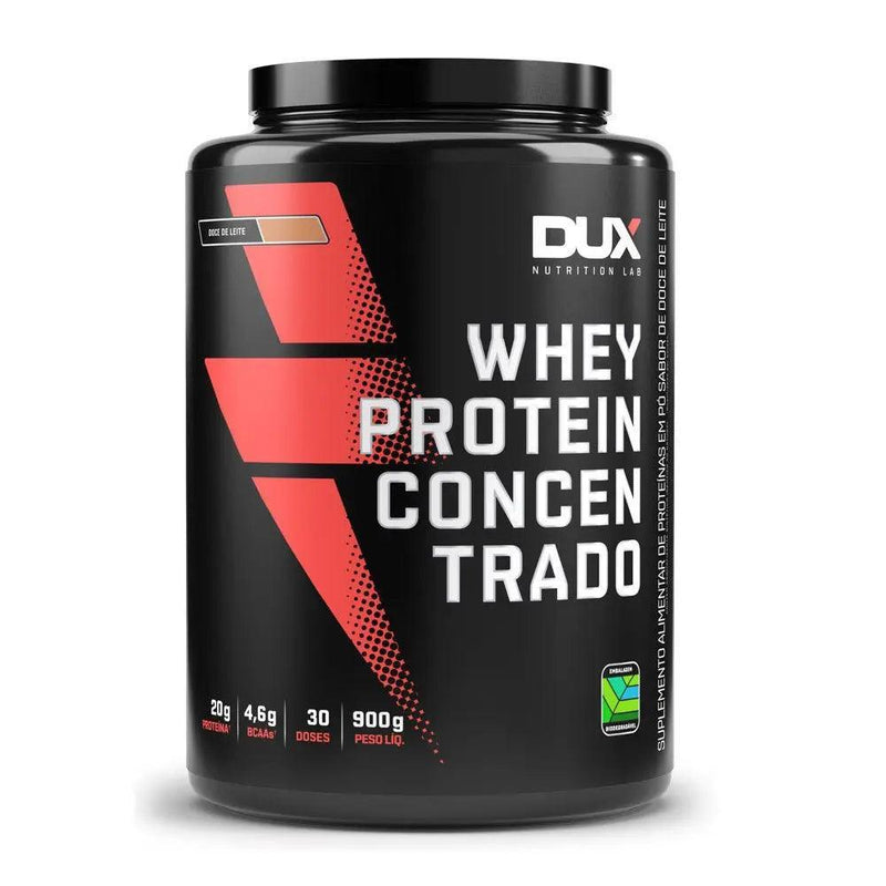 Whey Protein Concentrado Doce de Leite Dux 900g - MEUBRASILONLINE