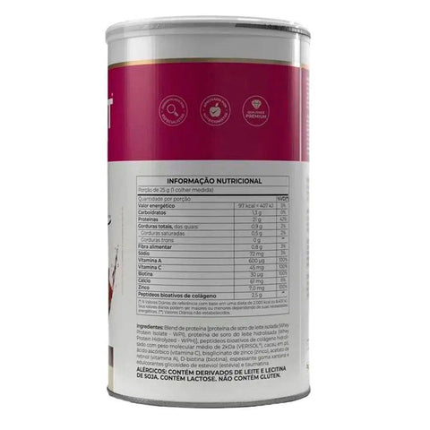 Whey Protein Isofort Beauty Cacau Vitafor 450g - MEUBRASILONLINE