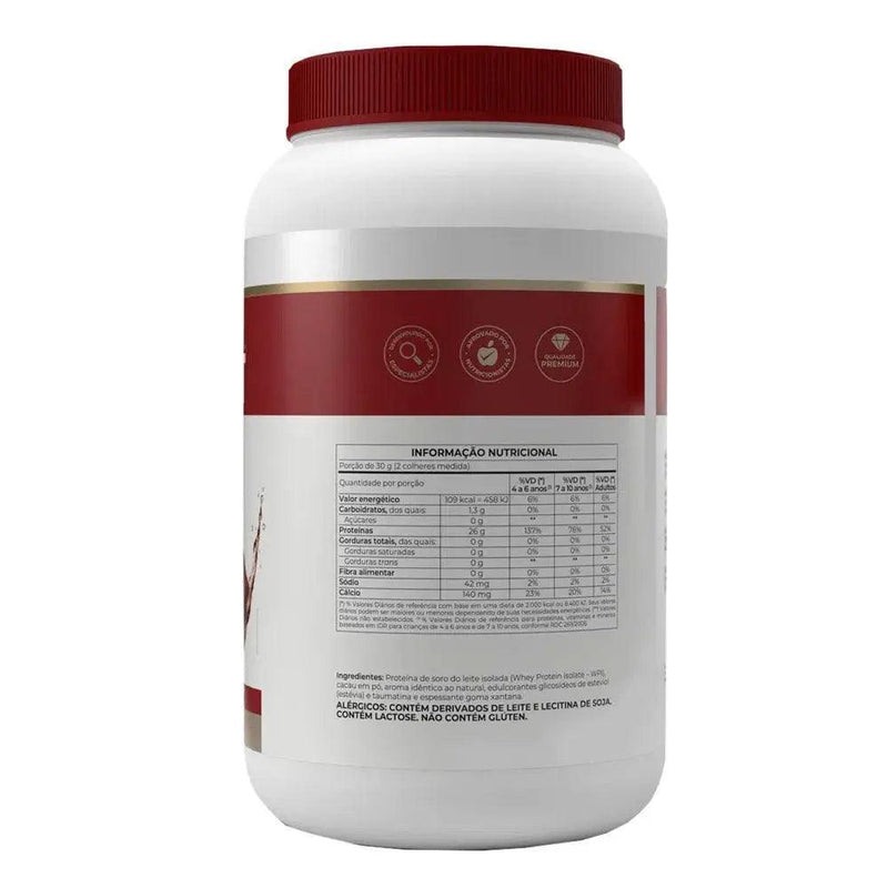 Whey Protein Isolado Chocolate Isofort Vitafor 900g - MEUBRASILONLINE