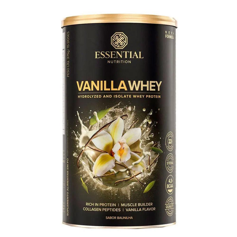 Whey Protein Vanilla Whey Essential Nutrition 375g - Meu Brasil On Line