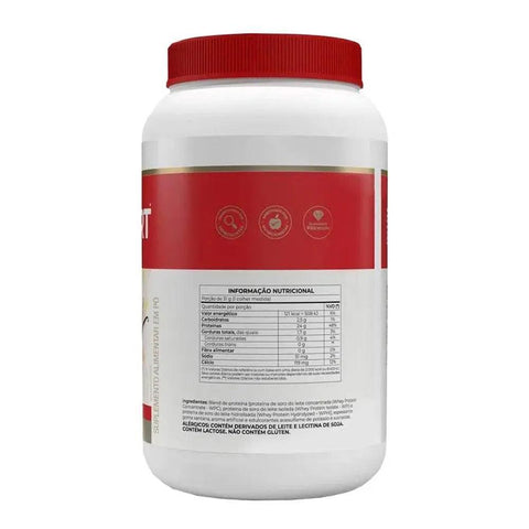 Whey Protein Whey Fort 3W Baunilha Vitafor 900g - MEUBRASILONLINE