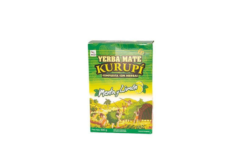 Yerba Mate Kurupi 500g - Menta e Limão - MEUBRASILONLINE