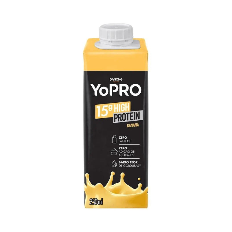 Yopro Bebida Láctea Uht Banana Danone 250 Ml - Meu Brasil On Line