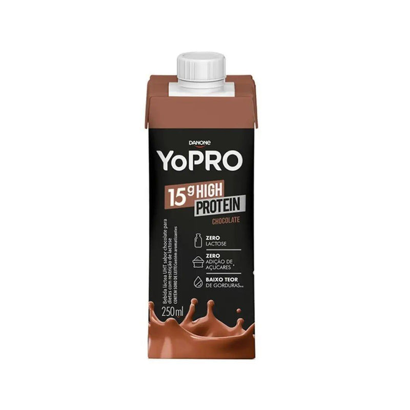 Yopro Bebida Láctea Uht Chocolate Danone 250 Ml - Meu Brasil On Line