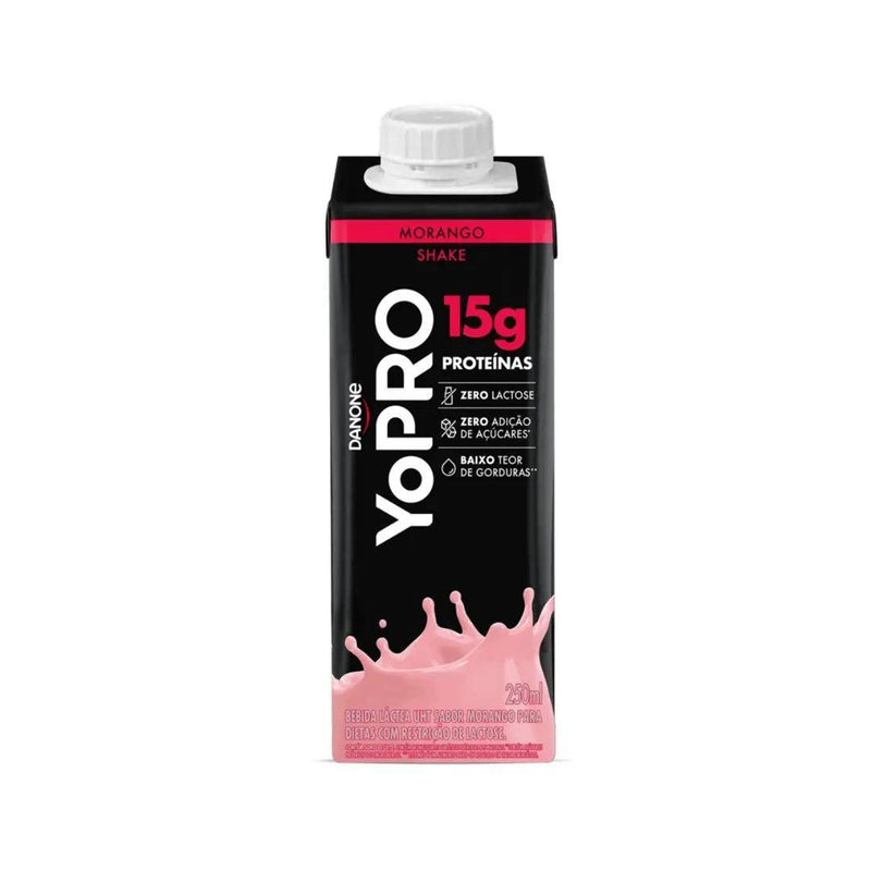 Yopro Bebida Láctea Uht Morango Danone 250 Ml - Meu Brasil On Line