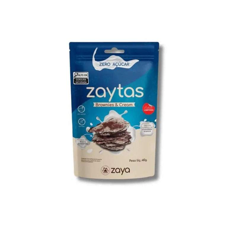 Zaytas Brownie & Cream Zaya 40g - Meu Brasil On Line