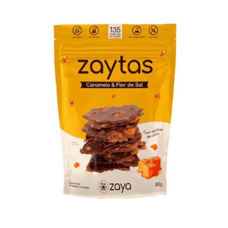 Zaytas Caramelo e Flor de Sal Zaya 80g - Meu Brasil On Line